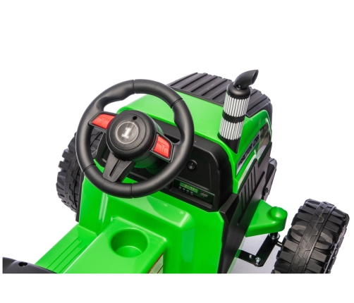 CH9959B Battery Operated Tractor with Trailer Light Green 24V