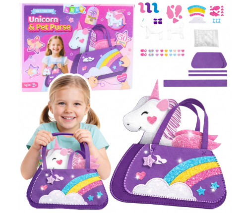 DIY Creative Kit Unicorn Bag for Sewing 50 pcs.
