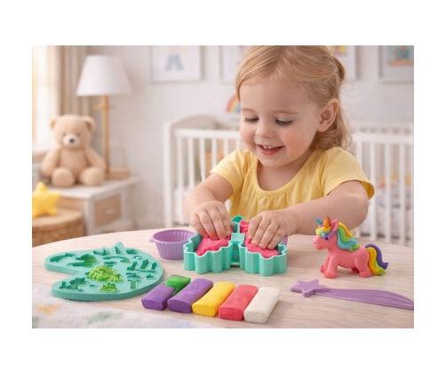 DIY Creative Kit: Unicorn Dough, Molds, and Accessories