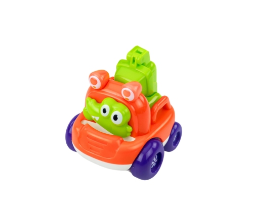 Set of Construction Vehicles with Animals for Toddlers Colorful 3 pcs.