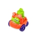 Set of Construction Vehicles with Animals for Toddlers Colorful 3 pcs.