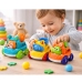 Set of Construction Vehicles with Animals for Toddlers Colorful 3 pcs.