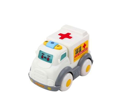 City Car Set for Toddlers, Drive, Moving Elements, Lights, Sounds