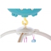 Crib Carousel Music Box with Lamp Rattles Teddy Bears Blue