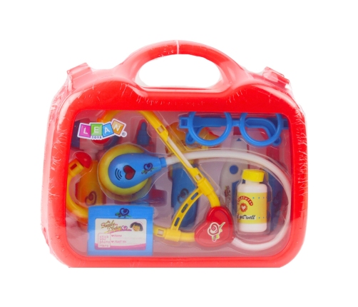 Little Doctor Set in a Suitcase Medical Accessories Lights 9 pcs.