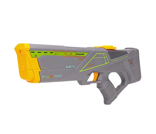 Electric Water Gun Rifle 550 ml Range 10m Gray