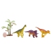 Car Transporter Truck Dinosaurs Figures Green 15 pcs.