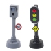 Set of traffic lights, speed camera, mat, construction cars, lights and sounds