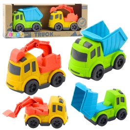 Construction Vehicle Set Cars Truck Dumper Excavator BIO Plastic Construction Vehicle Set Cars Truck Dumper Excavator BIO Plastic