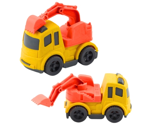 Construction Vehicle Set Cars Truck Dumper Excavator BIO Plastic