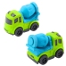 Construction Vehicle Set: Cars, Concrete Mixer, Truck with Hook, BIOPlastic