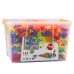 Straws 3D 4D Construction Blocks in a Box, Colorful, 1000 pcs.