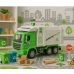 Garbage Truck City Lights Sounds Green