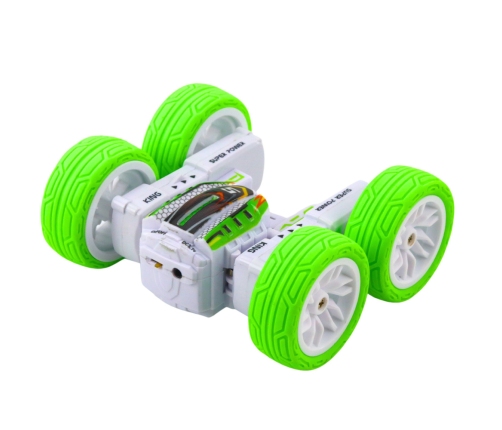 Remote Controlled Acrobatic Off-Road Car 360° Green 1:32