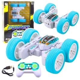 Remote Controlled Acrobatic Off-Road Car 360° Blue 1:32