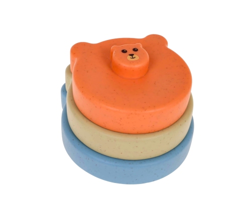 Set of Soft Sensory Educational ECO Blocks Rubber Animals 18 pcs.