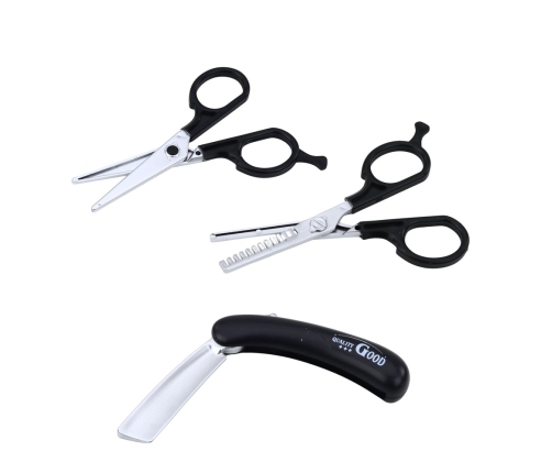 Little Barber's Set Hairdresser Clipper Scissors Accessories 10 pcs.