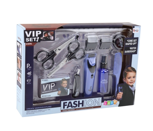Little Barber's Set Hairdresser Clipper Scissors Accessories 10 pcs.
