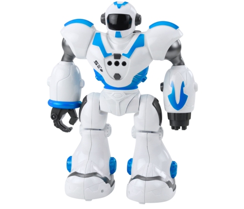 Interactive Remote Controlled Robot RC 16 Functions Lights Sounds Blue