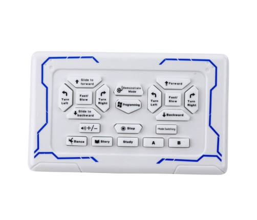 Interactive Remote Controlled Robot RC 16 Functions Lights Sounds Blue