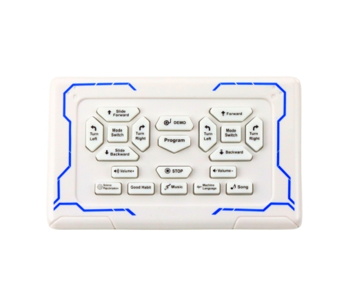 Remote Controlled Educational Robot RC Talking Dancing Lights Sounds Blue