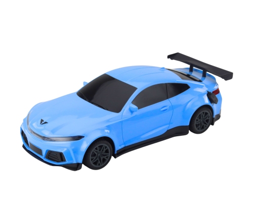 Electric Sports Car Remote Controlled Charging Station Blue