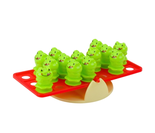 Educational Skill Game for Children Balancing Frogs