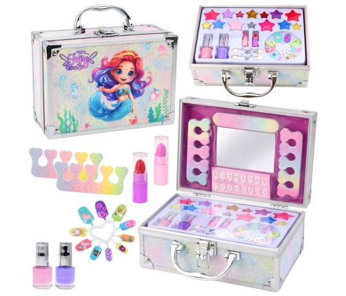 Mermaid Glitter Nail Makeup Cosmetics Beauty Set