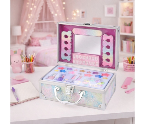 Mermaid Glitter Nail Makeup Cosmetics Beauty Set