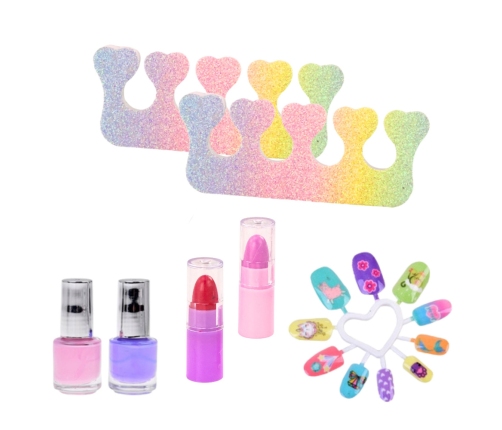 Mermaid Glitter Nail Makeup Cosmetics Beauty Set