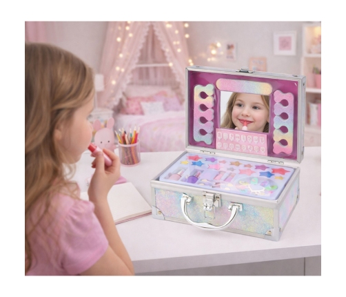 Mermaid Glitter Nail Makeup Cosmetics Beauty Set