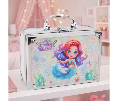 Mermaid Glitter Nail Makeup Cosmetics Beauty Set