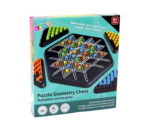 Family Educational Strategy Game Geometric Triangle Puzzle