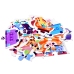 Educational Puzzle For Toddlers Alphabet Train With Animals 40 pcs.