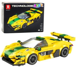 P1 GTR Race Car Construction Set Yellow 351 pcs. P1 GTR Race Car Construction Set Yellow 351 pcs.