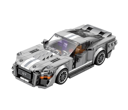 GT500 Car Construction Bricks Set Gray 476 pcs.