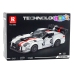 Construction Bricks VIPER Sports Car White and Red 379 pcs.