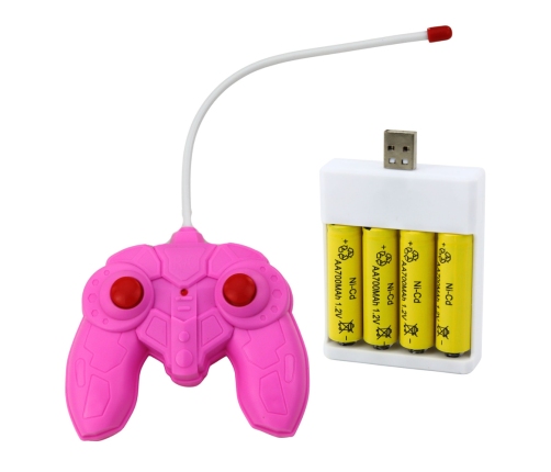 Remote Controlled Car RC Convertible For Dolls Pink