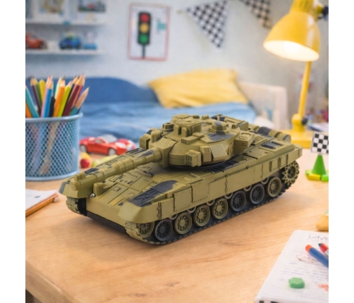 T90 Military Tank Remote Controlled RC Lights Sounds Sand 1:18
