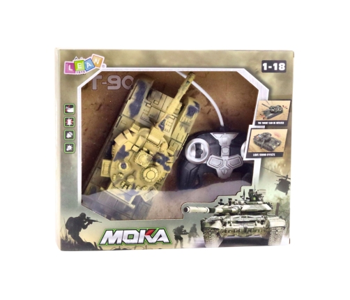 T90 Military Tank Remote Controlled RC Lights Sounds Sand 1:18