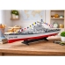 RC Aircraft Carrier Warship Remote Controlled LED Lighting 1:390