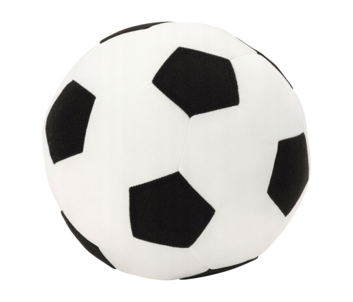 Lightweight Soccer Ball for Throwing and Kicking, Glowing Material, Black and White