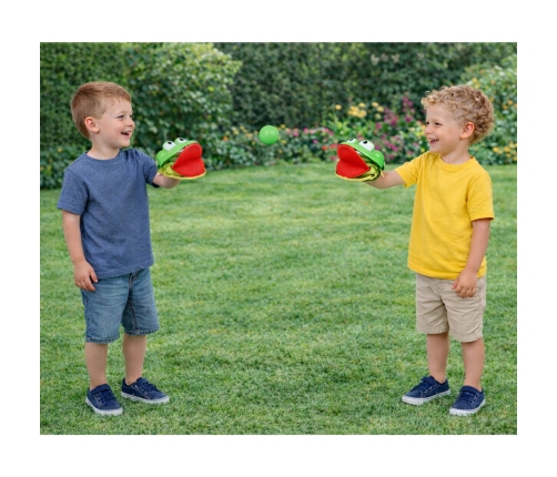 Frog Ball Catchers Launchers Arcade Sports Game For Kids