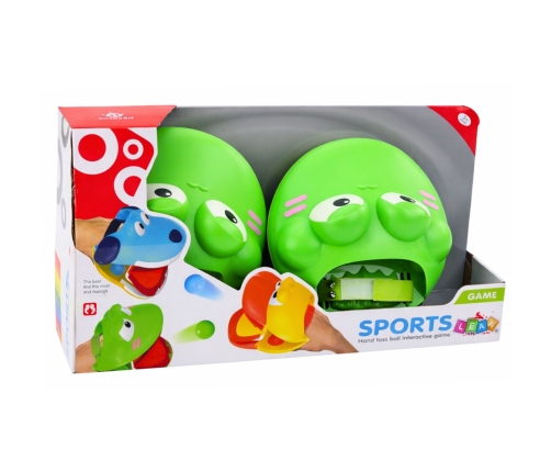 Frog Ball Catchers Launchers Arcade Sports Game For Kids
