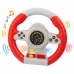 Interactive Steering Wheel Driving Simulator Lights Sounds Red