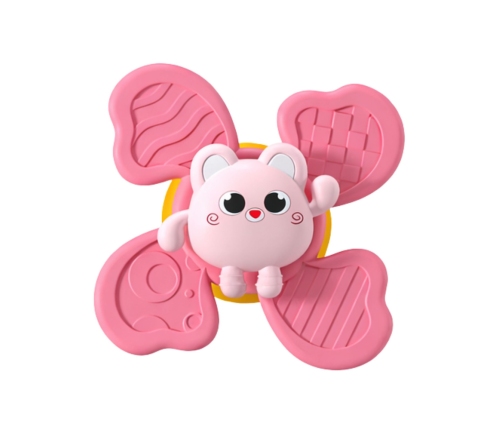 Set of Fidget Spinners Rattles Spinning Suction Cups Colorful 3 pcs.