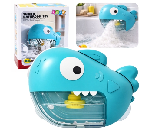 Shark Bath Toy Foam Machine Blue
