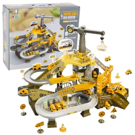 Interactive Set Mining Parking Construction Vehicle Track Mine