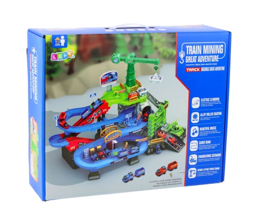 Interactive Set Mining Railway Track Freight Trains Mine Track