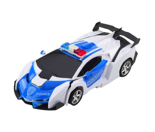 Auto Robot 2in1 Police Remote Controlled Police Car RC 1:18
